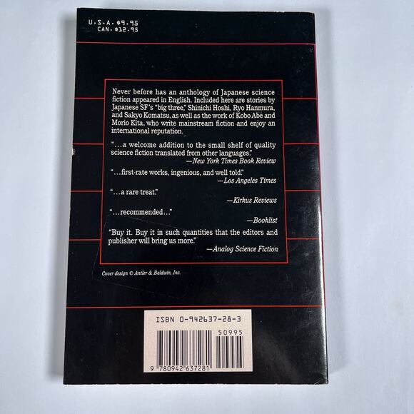 The Best Japanese Science Fiction Stories Paperback Book Sci-Fi 1989 Kobo Abe - Picture 3 of 7